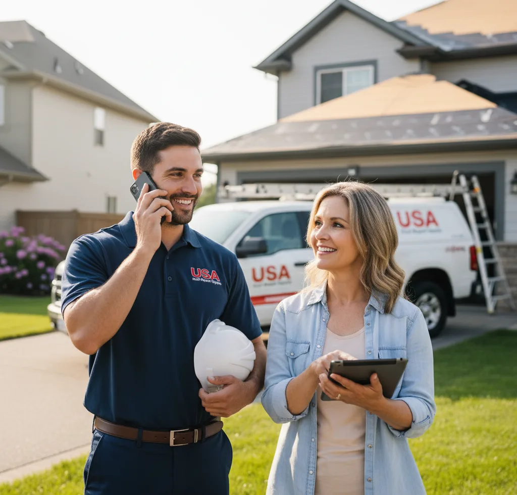 USA Roof Repair Experts customer support in New Albany